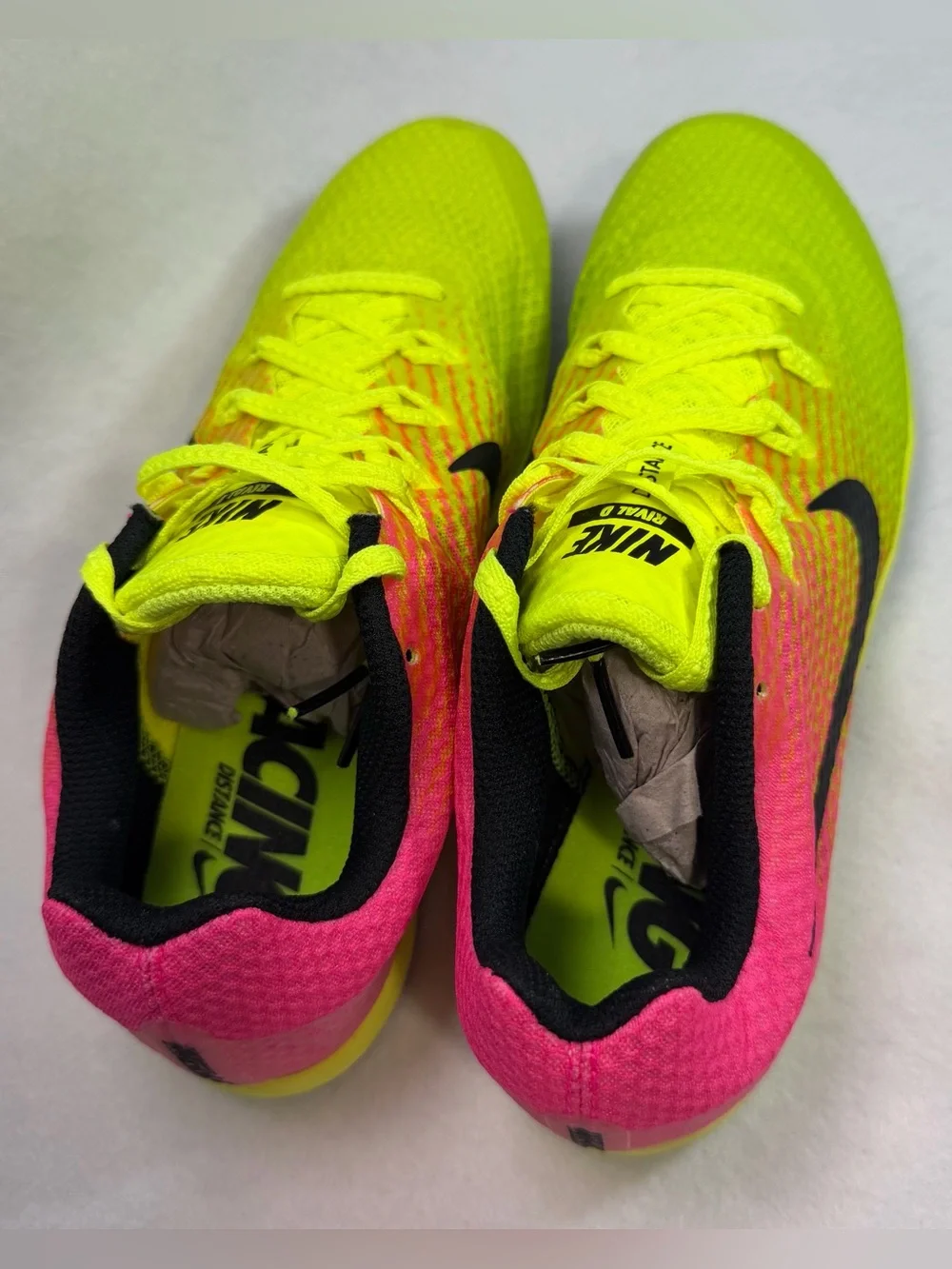Nike Zoom Rival D Track Spikes Volt Pink US 7 UK 6 EUR 40 Distance 806556-999